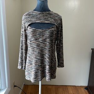 Lane Bryant Women's Top with open front Sz 14/16